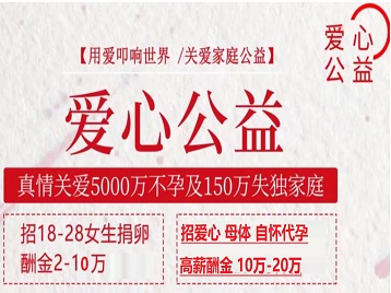 河间捐卵助孕生子 爱心志愿者招募
